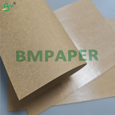 300gsm + 15g Επικάλυψη PE Καφέ χαρτί Kraft για Δίσκο Τροφίμων Δρόμου Αδιάβροχο λαδιού 85cm