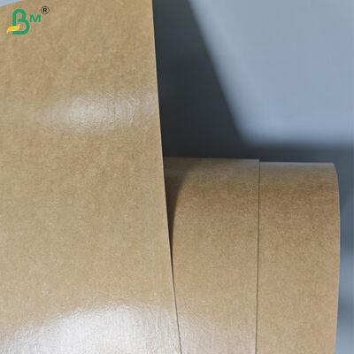 300gsm + 15g Επικάλυψη PE Καφέ χαρτί Kraft για Δίσκο Τροφίμων Δρόμου Αδιάβροχο λαδιού 85cm