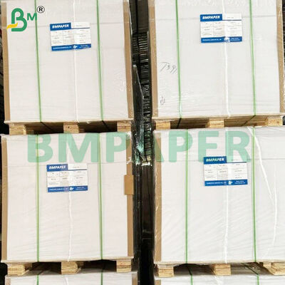 80gsm ασφαλές για τρόφιμα χαρτί κραφτ λευκό με επίστρωση PE σε ρολά για σακούλες σνακ