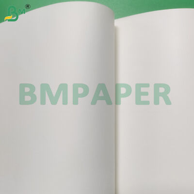 80gsm ασφαλές για τρόφιμα χαρτί κραφτ λευκό με επίστρωση PE σε ρολά για σακούλες σνακ