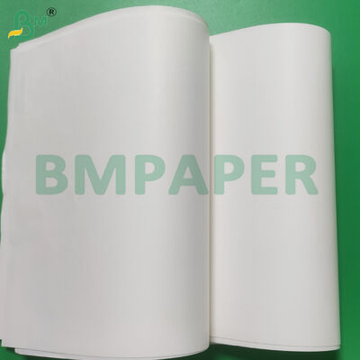 80gsm ασφαλές για τρόφιμα χαρτί κραφτ λευκό με επίστρωση PE σε ρολά για σακούλες σνακ