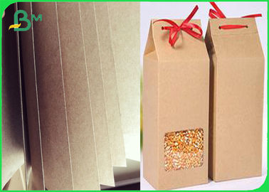 Ανακυκλωμένο Bobina De Papel Kraft 110 - 220gm Αδιάβροχο για συσκευασία
