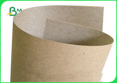 250 / 300 / 300gm Καλή αντοχή Επιφάνεια Λάμψη Kraft Paper Roll Για συσκευασία