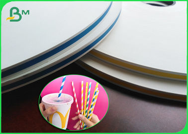 FDA 60gm Άλευρο χαρτί Kraft 15mm Roll για την κατασκευή καλαμιών χαρτιού