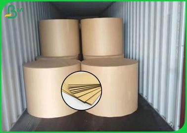 160GSM Καλής ποιότητας καφέ χρώμα Kraft Liner Board για την κατασκευή θυρίδας αποθήκευσης