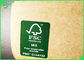 Eco - φιλικό 50g Kraft FDA ISO ρόλων FSC τυλίγοντας εγγράφου τροφίμων εγγράφου καφετί
