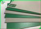 Ανθεκτικό 1.5mm 1.8mm ανακύκλωσε τα πράσινα τοποθετημένα γκρίζα φύλλα χαρτονιού εγγράφου 70 * 100cm
