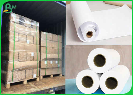 20LB 24" 36" πλάτος x 150ft 2inch Core White Bond Roll Paper για Αρχιτεκτονικό Σχεδιασμό