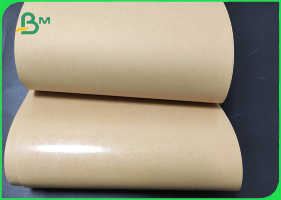 ντυμένο Kraft καφετί 780mm έγγραφο τσαντών συσκευασίας ψωμιού 60gsm 80gsm PE