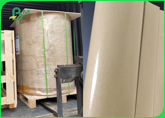ντυμένο Kraft καφετί 780mm έγγραφο τσαντών συσκευασίας ψωμιού 60gsm 80gsm PE