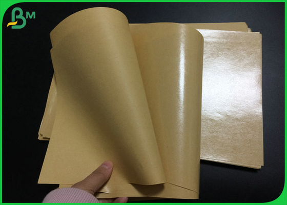 το καφετί έγγραφο 24inch 30inch 40gr 50gr 60gr έντυσε το PE 1 πλευρά για τις τσάντες εγγράφου τροφίμων