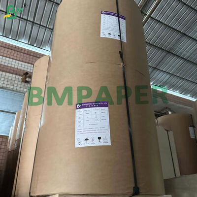 300gsm + 15g Επικάλυψη PE Καφέ χαρτί Kraft για Δίσκο Τροφίμων Δρόμου Αδιάβροχο λαδιού 85cm