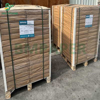 Χαρτί Kraft 250gsm 270gsm με μονής όψης επίστρωση PE 15gsm για κουτιά φαγητού 70 x 100cm