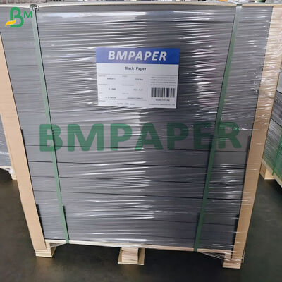 250gm 300gm Μαύρο χαρτί από χαρτόνι για συσκευασία κοσμημάτων Εξαιρετική εκτυπωτικότητα